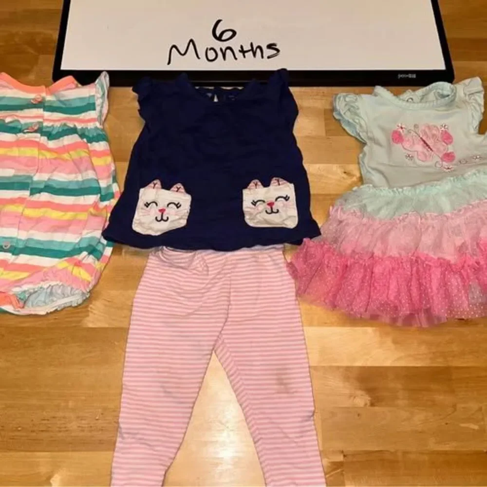 Baby Girl Clothing Bundle Size 6 Months